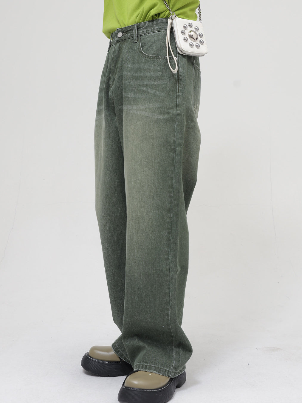 VINTAGE GREEN DENIM