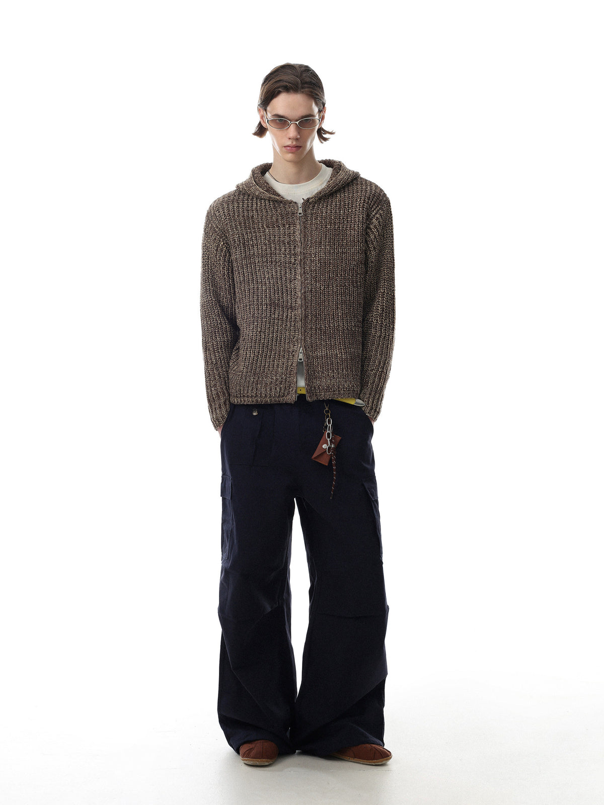 Waffle Texture Oversized Knit Jacket (2colors)