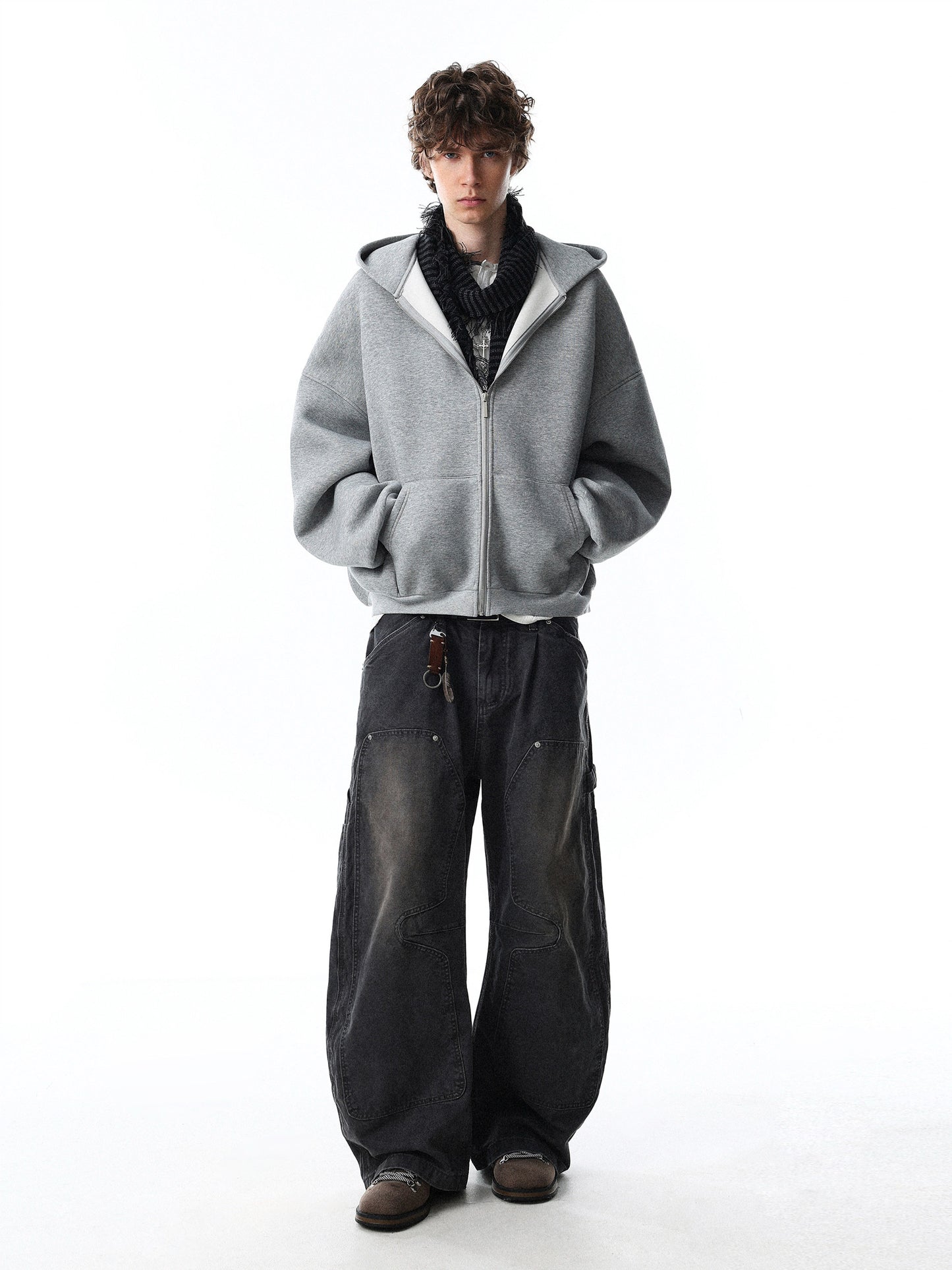 Essential Short Hoodie (2color)