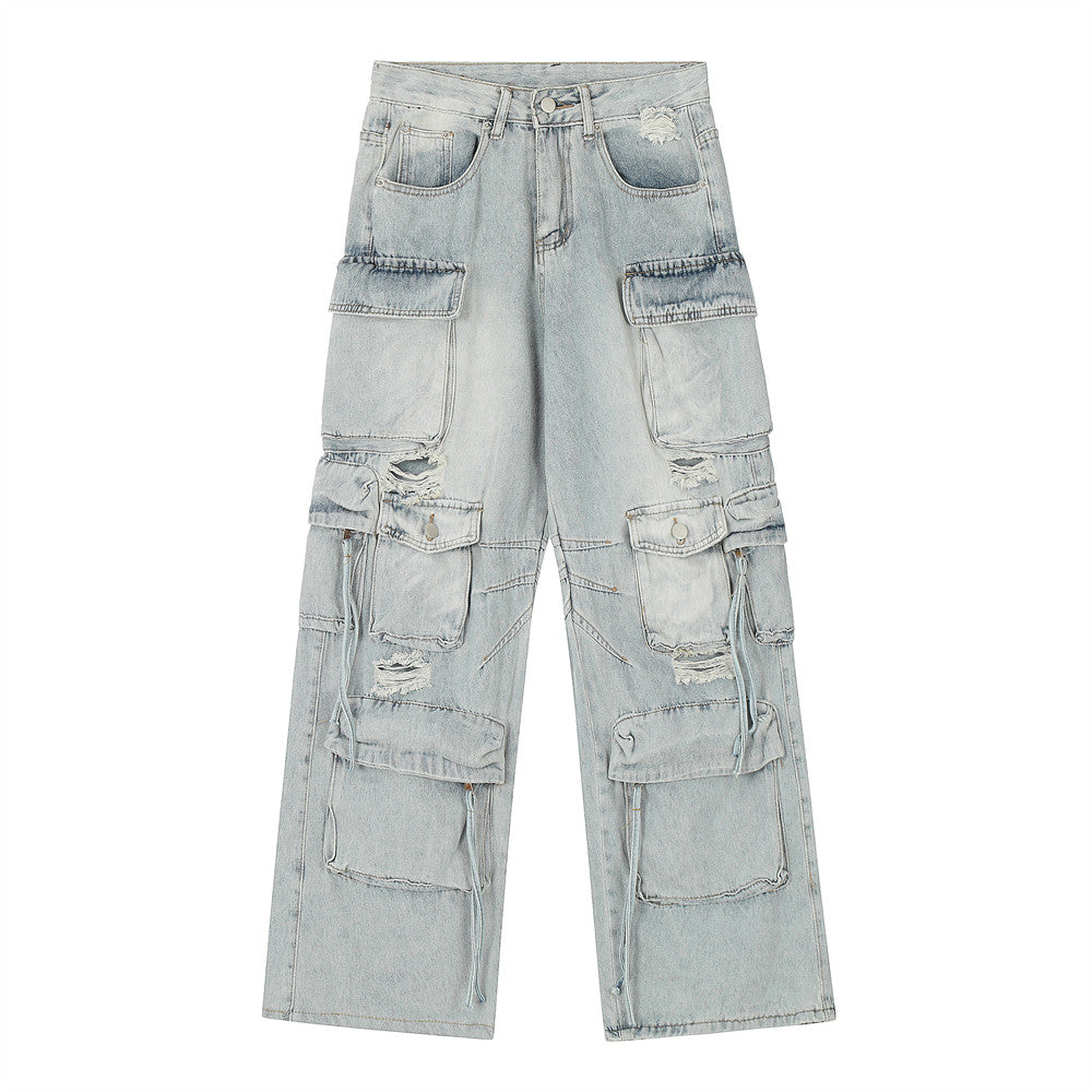 Heavy Weight Denim Cargopants (2color)