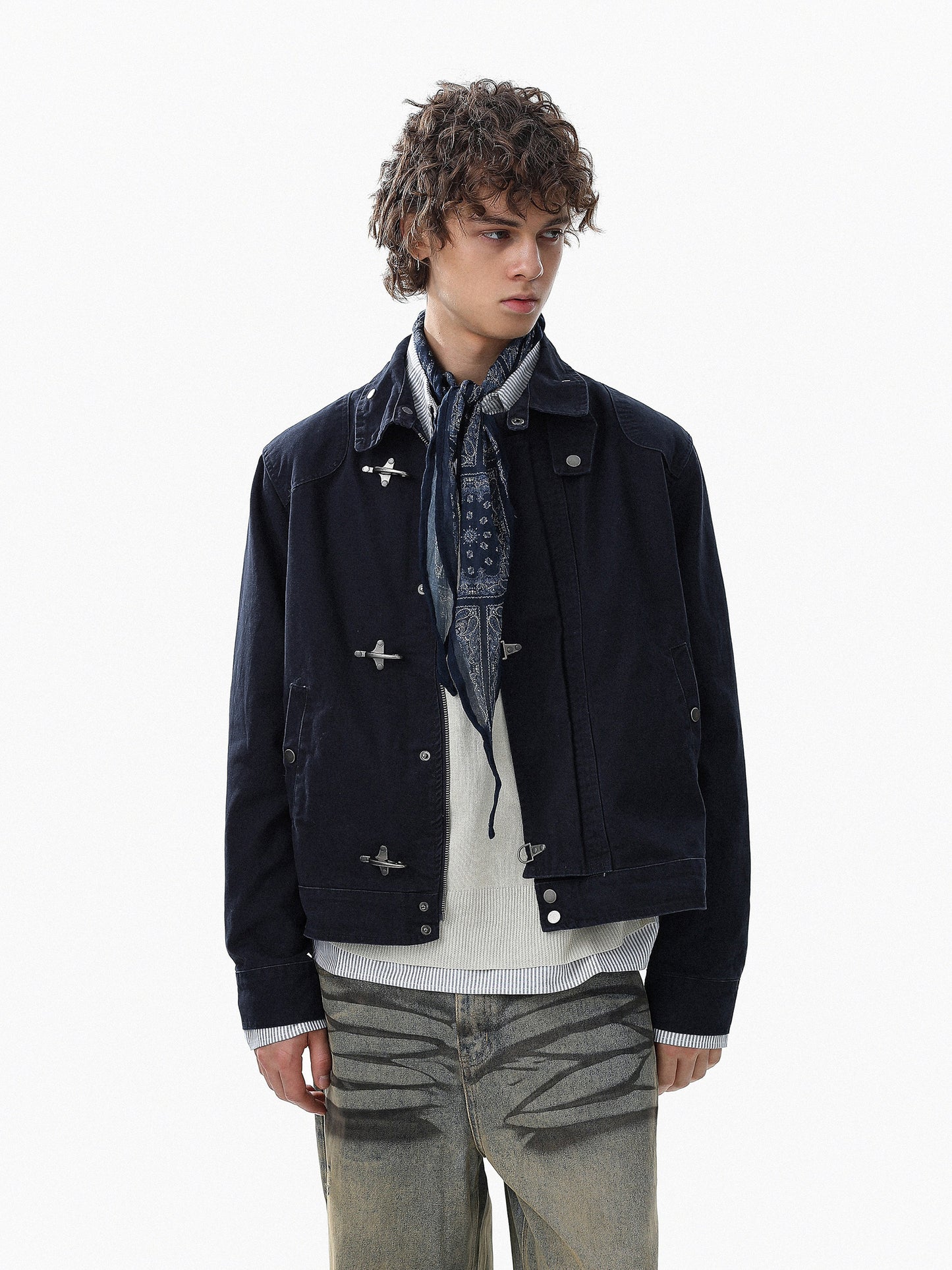 Fireman Denim Jacket (2color)