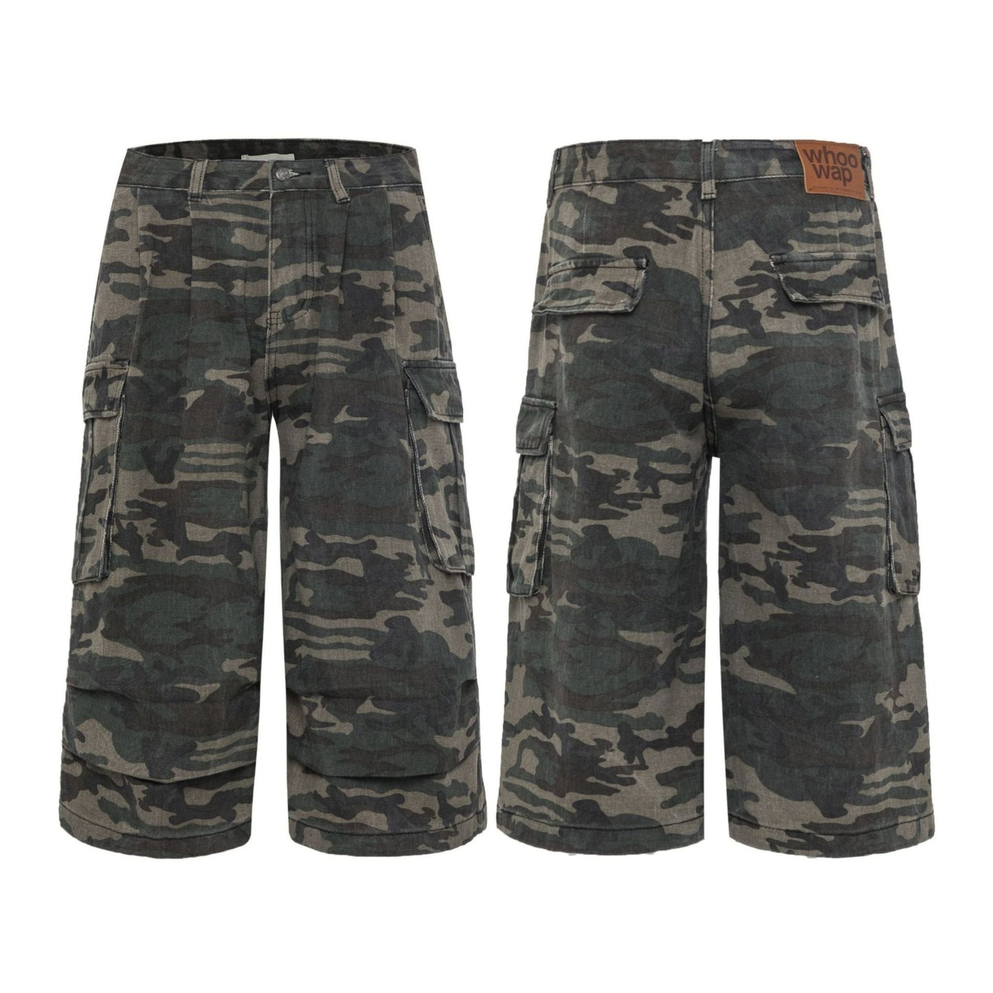 Camouflage Cargo Jorts