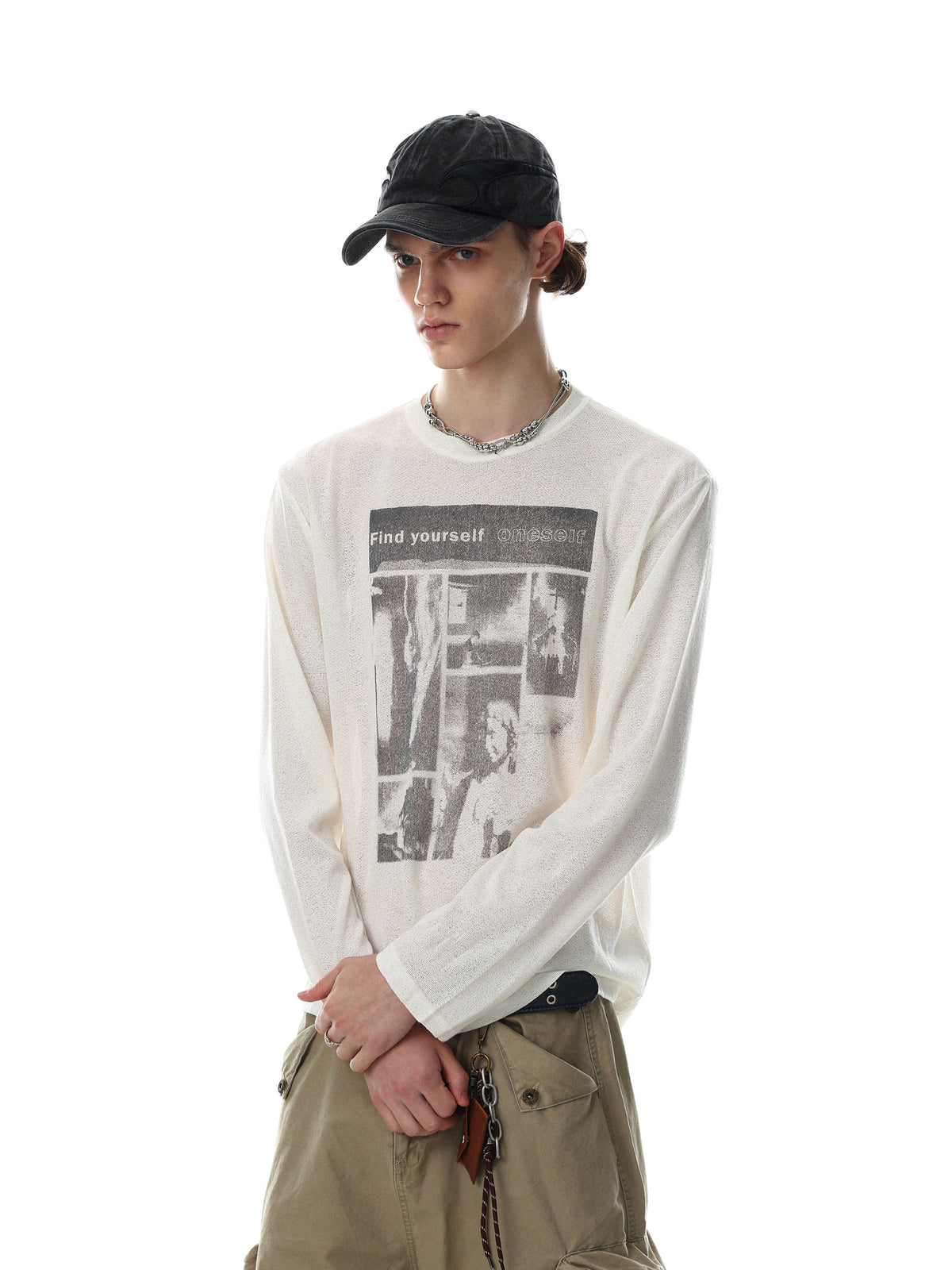 Vintage Graphic Slub Longsleeve Tee