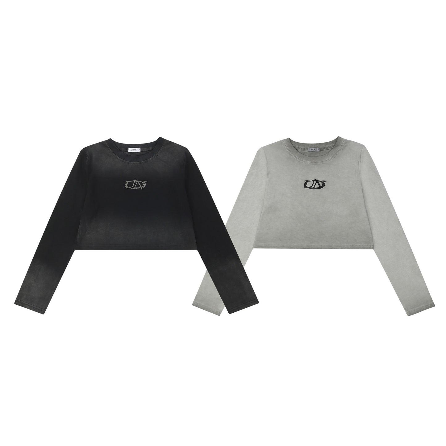 CROPPED LOGO LONG TEE (2COLOR)