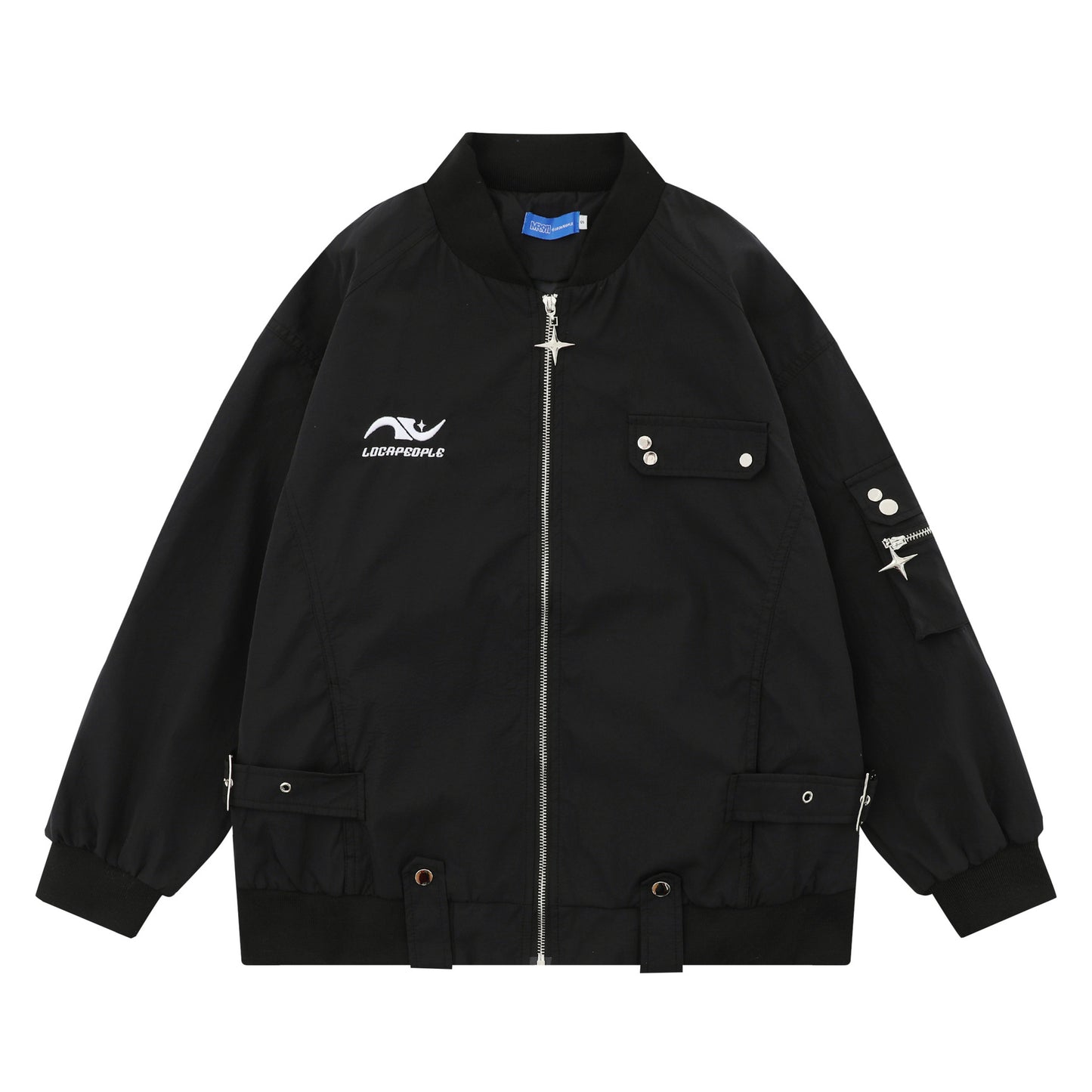 MULTI POCKET BOMBER JACKET (3COLOR)