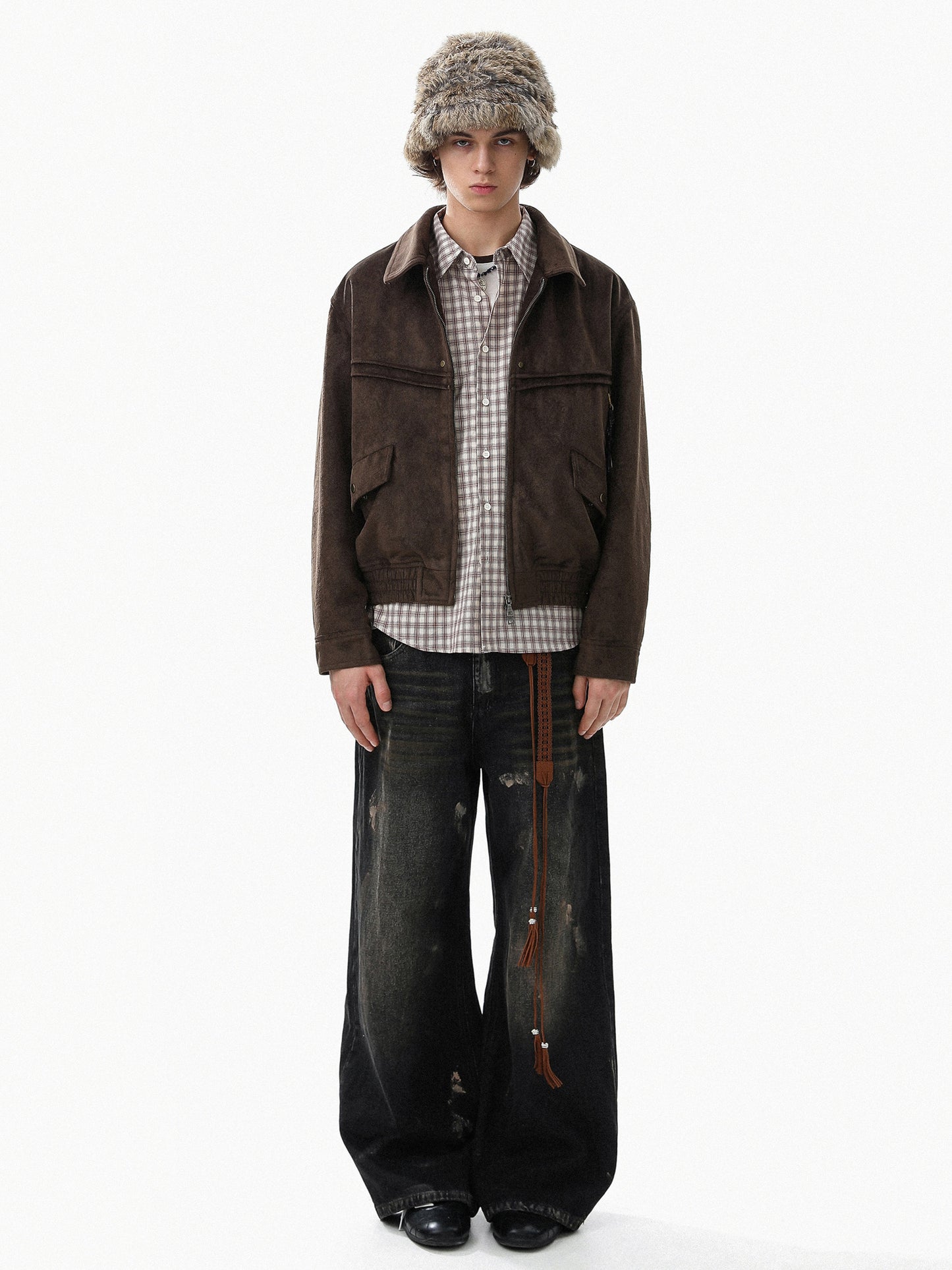 Suede Zipup Military Blouson (2color)