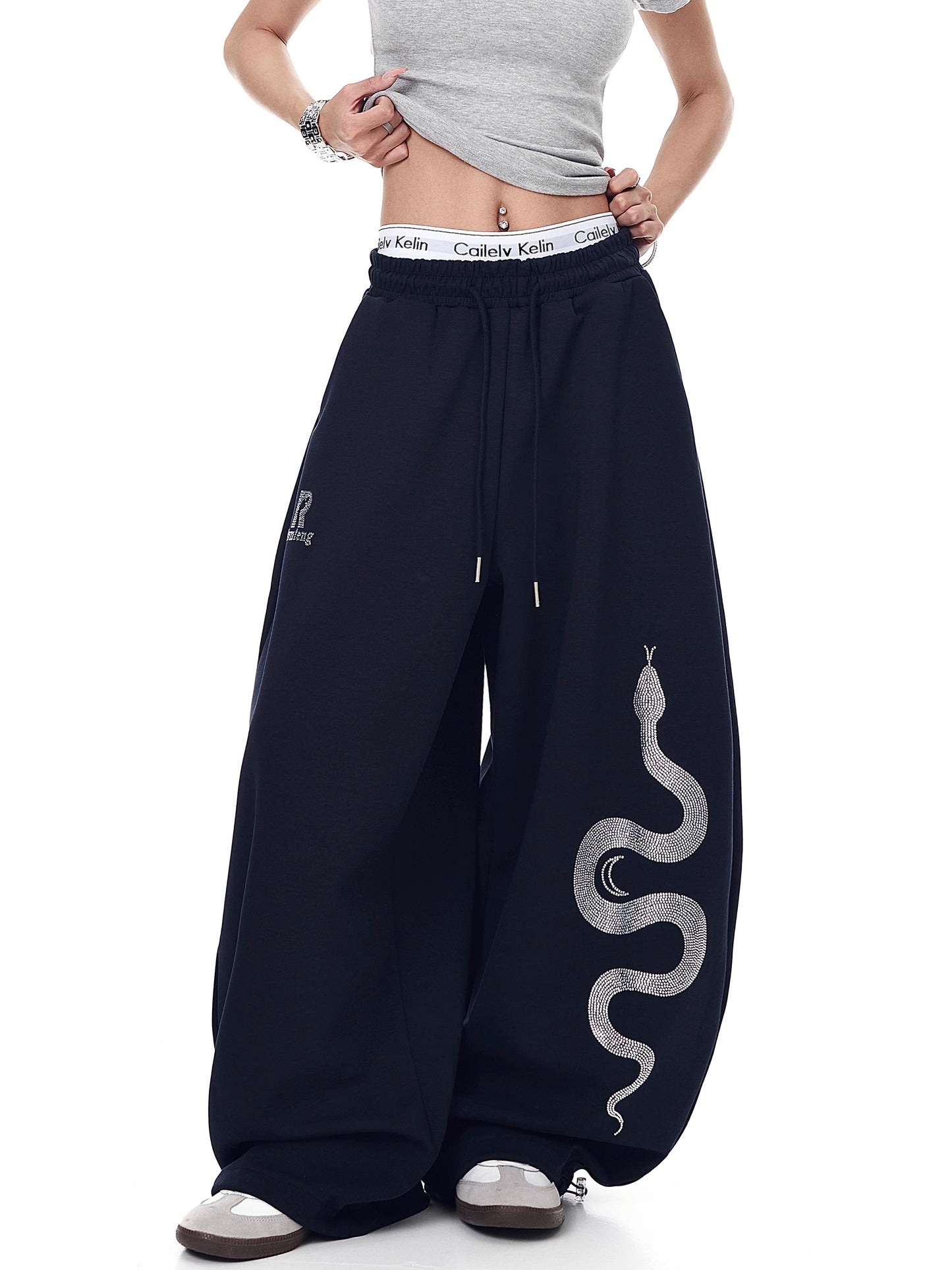 Snake Sweat Pants (2color)